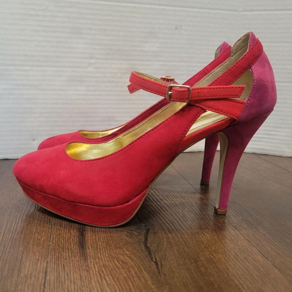 Style-co Women's Red and Pink Courts